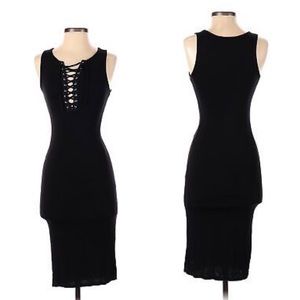 Velvet Torch Women Black Casual Dress